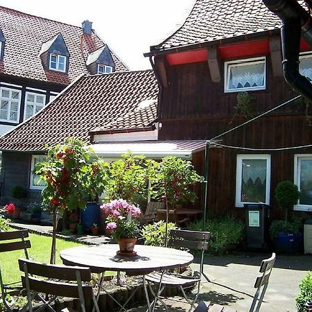 Altes Tageloehnerhaus Von 1510 Mit Garten Und Parkplatz Goslar Exteriér fotografie